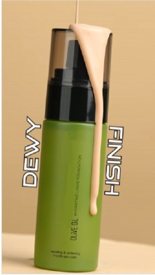 Yuency Olive Oil Hydrating Liquid  Foundation(ivory, 45 ml)