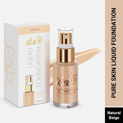 Iba Pure Skin Liquid  Foundation(Natural Beige, 30 ml)