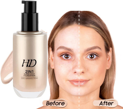 tanvi27 waterproof long lasting high definition foundation Foundation(beige, 60 ml)