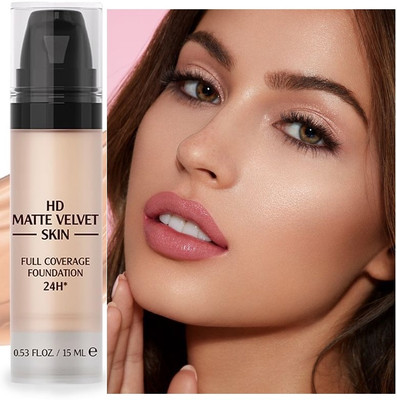 GABBU Sweatproof Foundation Waterproof Full Coverage Foundation(natural beige, 15 ml)