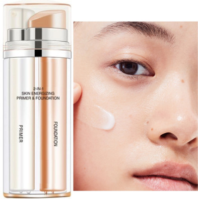 DARVING Face 2 In 1 Skin Primer And  Foundation(BEIGE, 60 ml)