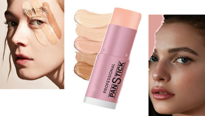 Sheny Stick Full Coverage Waterproof Smudge Proof Pan Stick Foundation (PACK OF 1 ) Foundation(BEIGE, 18 g)