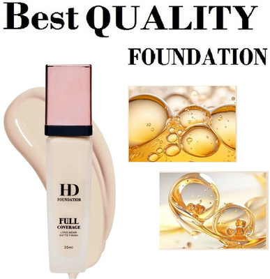 USBK Finish Lightweight Foundation|Full Coverage Bendable Foundation| Foundation(Ivory, 35 ml)