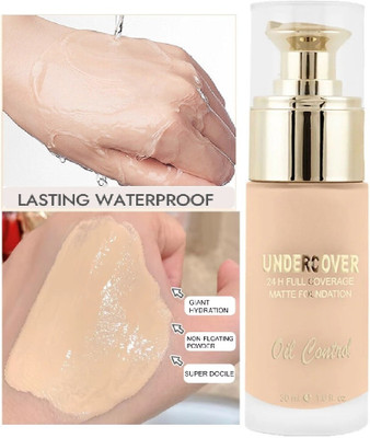 Yuency Zero Pore Oil-Control Full Coverage Matte  Foundation(White Ivory, 30 ml)
