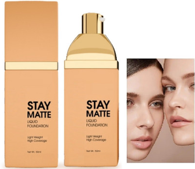 Yuency 10Hr Long Wear Medium To High Buildable Coverage foundation Foundation(Beige, 50 ml)
