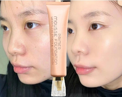 AEPRUY Mousse Foundation Weightless Smooth & Velvet Touch Foundation(NATURAL BEIGE, 30 ml)