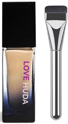 LOVE HUDA Hydrating Liquid Finish HD Full Coverage Matte Finish Foundation Cream 24 Hours Foundation(Waterproof Mousse Dewy Dry Oily Dark Dusky Skin Tone All for Beige Girls Women, 35 ml) LOVE HUDA Hydrating Liquid Finish HD Full Coverage Matte Finish Foundation Cream 24 Hours Foundation(Waterproof Mousse Dewy Dry Oily Dark Dusky Skin Tone All for Beige Girls Women, 35 ml)