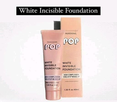 Mixherb WHITE INVISIBLE FOUNDATION Foundation(PEACH, 40 ml)