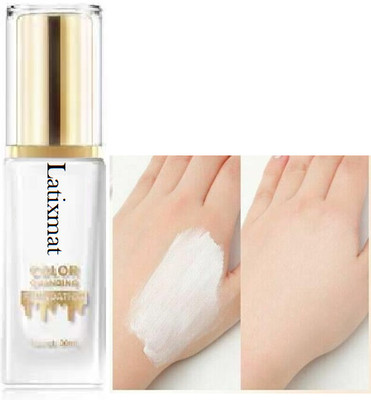 Latixmat Satin Finish, Face Makeup Foundation Suitable For Fair Skin Tone Only Foundation(WHITE, 40 ml)