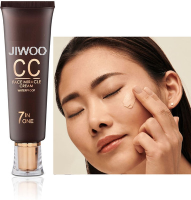 Jiwoo BB Cream Spot Coverage Light Make-up Glow Foundation(SOFT IVORY, 60 ml)