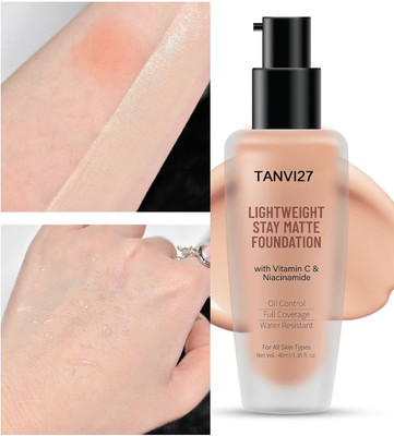 tanvi27 professional Matte Foundation Oil Control Super Coverage Foundation(WARM IVORY, 40 ml)
