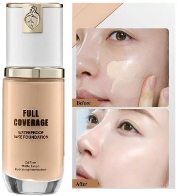 DARYUE HD Foundation | Liquid Foundation for Flawless, High-Definition Foundation(NATURAL BEIGE, 45 ml)