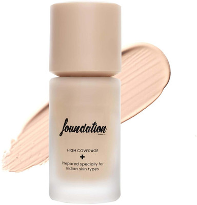 MYEONG High Coverage Liquid Matte  Foundation(Soft Beige, 60 ml)