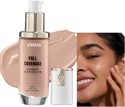 AFARAXIA Waterproof Matte Finish Super Hydrating  Foundation(natural, 45 ml)