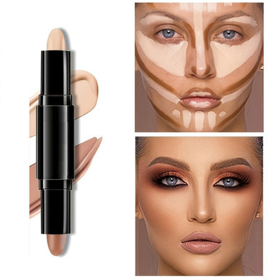 WOONGMI 2 IN ONE CONCEALER FOUNDATION STICK FOR WATERPROOF Foundation(IVORY, 10 g)