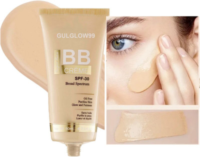 GULGLOW99 New Ultra Long-Lasting Matte Finish, Hydrating & Medium Coverage Foundation(Natural, 60 ml)
