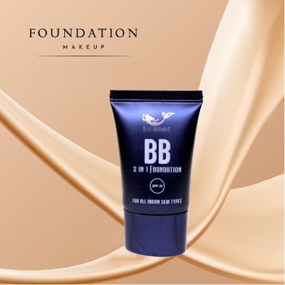 BLUEMERMAID BB TUBE CREAM FOUNDATION FULL COVERAGE Foundation(IVORY, 30 ml)