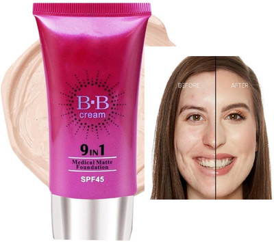 WOONGMI New Best Full Coverage Waterproof Foundation For Makeup with SPF 45+  Foundation(Natural, 50 ml)