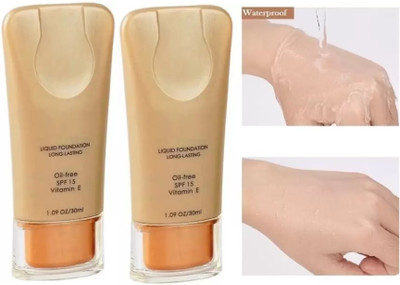 Jiwoo High Coverage Waterproof oil Free Matte Foundation SPF 25- Foundation(Natural Buff, 60 ml)