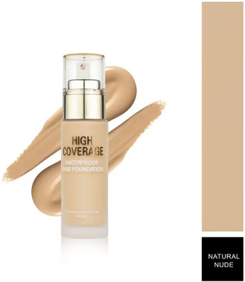 Herrlich High Coverage Waterproof Base Foundation For All Skin Types Foundation(BEIGE, 50 ml)