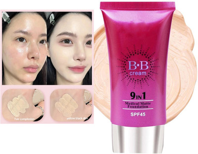 tanvi27 NEW WATER PROOF & LONG LASTING SPF45 BB FOUNDATION CREAM Foundation(IVORY, 50 ml)