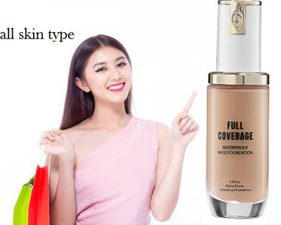 Sheny Liquid Foundation Full Coverage Lightweight Long Lasting Matte Finish 45 ML Foundation(beige, 45 ml)