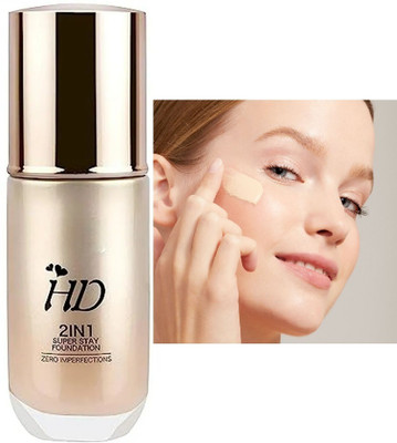 Arcanuy HD Coverage with Matte Finish | Highly Blendable Formula  Foundation(BEIGE, 60 ml)