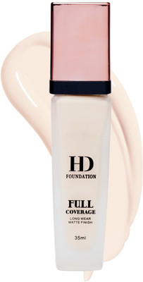 SILDUST High Quality Full Face Coverage Liquid Foundation Waterproof Long Lasting Foundation(BEIGE, 35 ml)