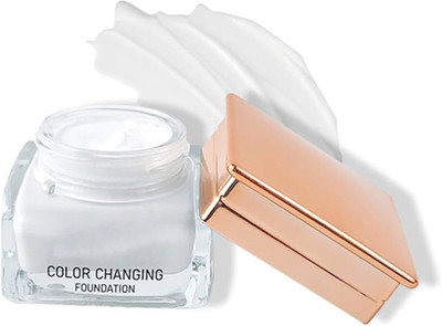 EVERERIN Color Changing Waterproof Foundation With Satin Finish Foundation(White, 30 ml)