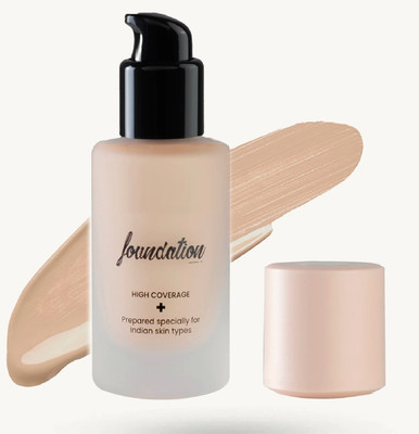 Jiwoo High Coverage Liquid Foundation Instant Hydrating, Light WeightInstant Foundation(skin beige, 40 ml)