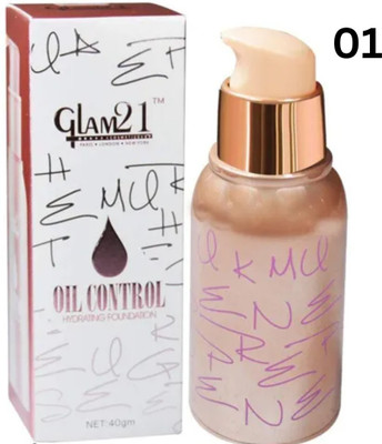 Glam21 Oil Control Hydrating Foundation(Shade 01, 40 g)