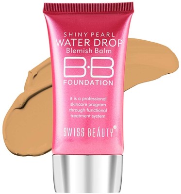 SWISS BEAUTY Shiny Pearl Water Drop Blemish Balm BB Foundation 05 Foundation(05, 40 ml)