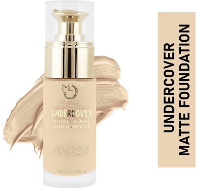 MATTLOOK UNDERCOVER 24H Full Coverage Matte Foundation-01 WHITE (IVORY) Foundation(White, 30 ml)