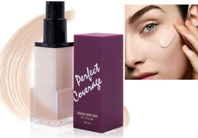 DARVING PERFECT COVERAGE Liquid Foundation Lightweight Face Makeup Formula  Foundation(white ivory, 42 ml)
