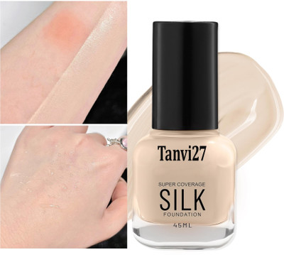 tanvi27 Matte Finish Full Coverage Beige Foundation For All Skin Type Foundation(Beige, 45 ml)