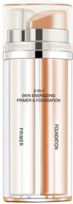 Yuency 2 IN 1 MATTE FINISH WATER PROOF & LONG LASTING PRIMER & FOUNDATION Foundation(beige, 60 ml)