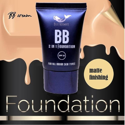 BLUEMERMAID NON GREASY MATTE PORELESS LIQUID FOUNDATION Foundation(BEIGE, 30 ml)