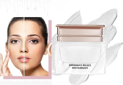 luzimaisa Moisturizing Korean Color Changing Foundation Full Coverage Makeup Foundation(white, 20 ml)