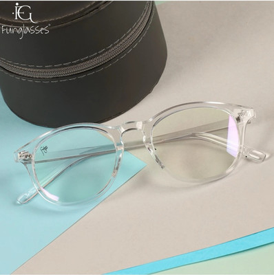 funglasses Full Rim Round Frame(50 mm)