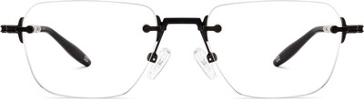 Lenskart STUDIO Rimless Rectangle Frame(52 mm)
