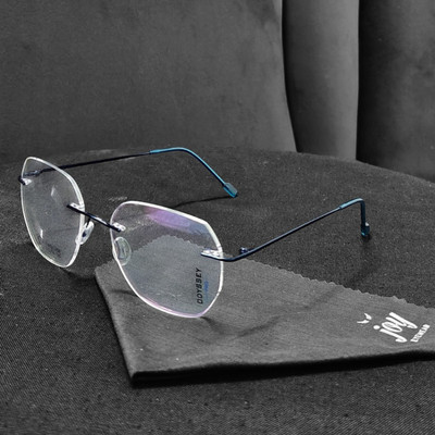 Joy eyewear Rimless Round Frame(139.5 mm)