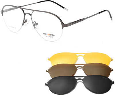 Grey Jack Full Rim Aviator Frame(53 mm)