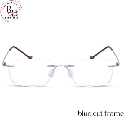 Redex Rimless (+2.75) Rectangle Reading Glasses(55 mm)
