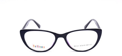 The Vitreous Full Rim (+0.50) Cat-eyed Reading Glasses(137 mm)