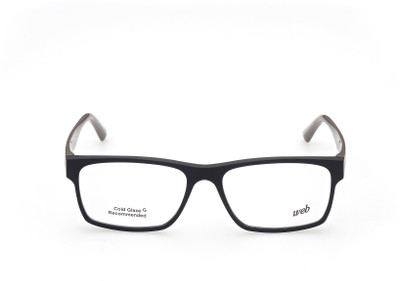 WEB Eyewear Full Rim Rectangle Frame(53 mm)