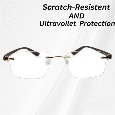 Redex Rimless Rectangle Frame(55 mm)