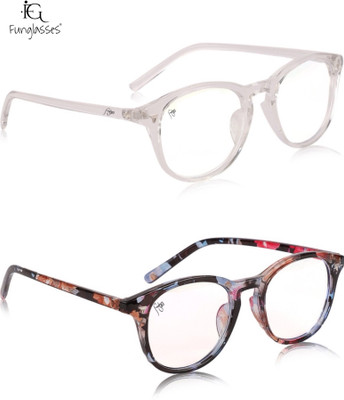 funglasses Full Rim Round Frame(50 mm)
