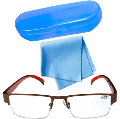 Glasso Half Rim (+1.25) Rectangle Reading Glasses(130 mm)