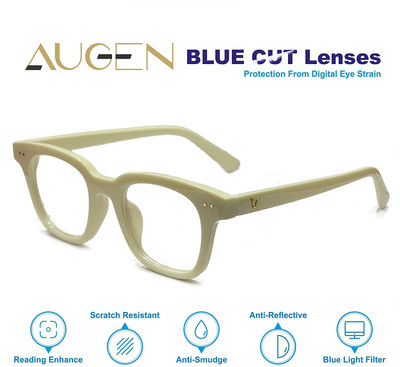 Augen Full Rim Square Frame(55 mm)