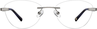 john jacobs Rimless Oval Frame(54 mm)